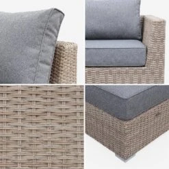 Salon De Jardin Résine Tressée Arrondie 12 à 14 Places Couleur : Beige / Gris Foncé -Meubles Boutique wkvs2xlnatgy 913bee2574bda5fb24ff3a989f850b3b