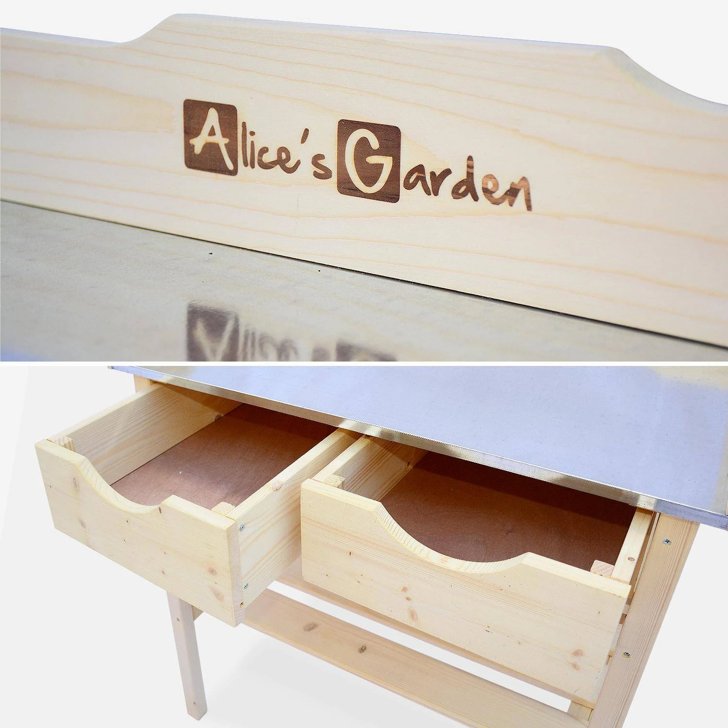 Table De Rempotage Avec 2 Tiroirs 3 Table De Rempotage Avec 2 Tiroirs – Image 3