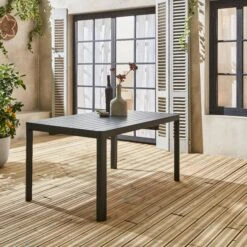 Table De Jardin Extensible Aluminium, 6 à 8 Places -Meubles Boutique xtafsq147at 1f9a6c3db7764a6327c0b59504a78288