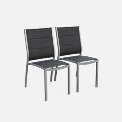 Table De Jardin Extensible Aluminium, 6 Chaises Couleur : Gris / Gris Foncé -Meubles Boutique xtsafm210r6at b51cae6debb5d3b0867002cf03037fc6